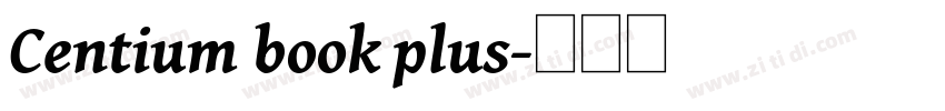 Centium book plus字体转换